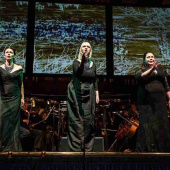 Götterdämmerung Leeds 2014 (Sarah Castle as Flosshilde, Madeleine Shaw as Wellgunde and Katherine Broderick as Woglinde)